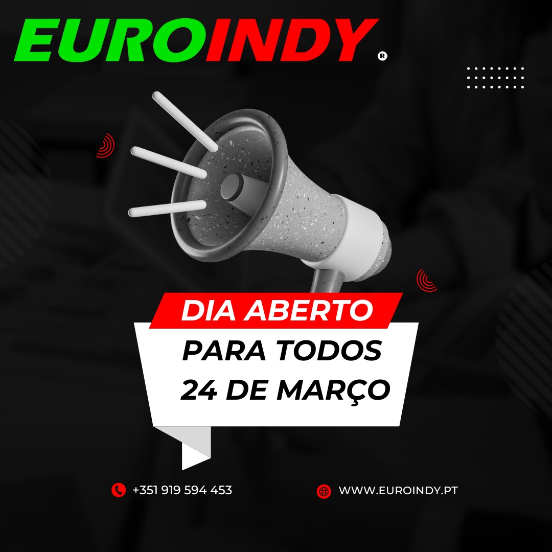Próximo Domingo (24 MAR), é DIA ABERTO no Euroindy.